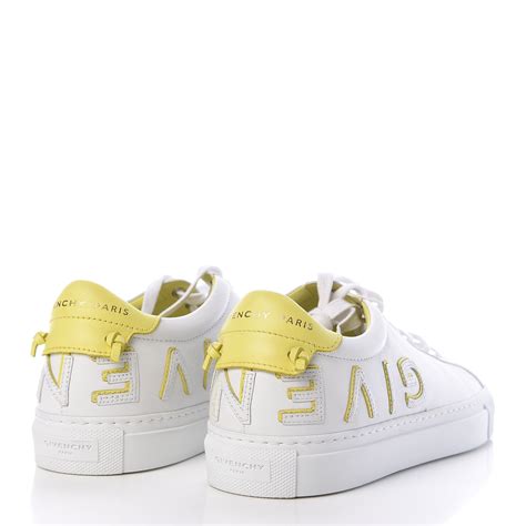 givenchy shoes yellow|givenchy white high top sneakers.